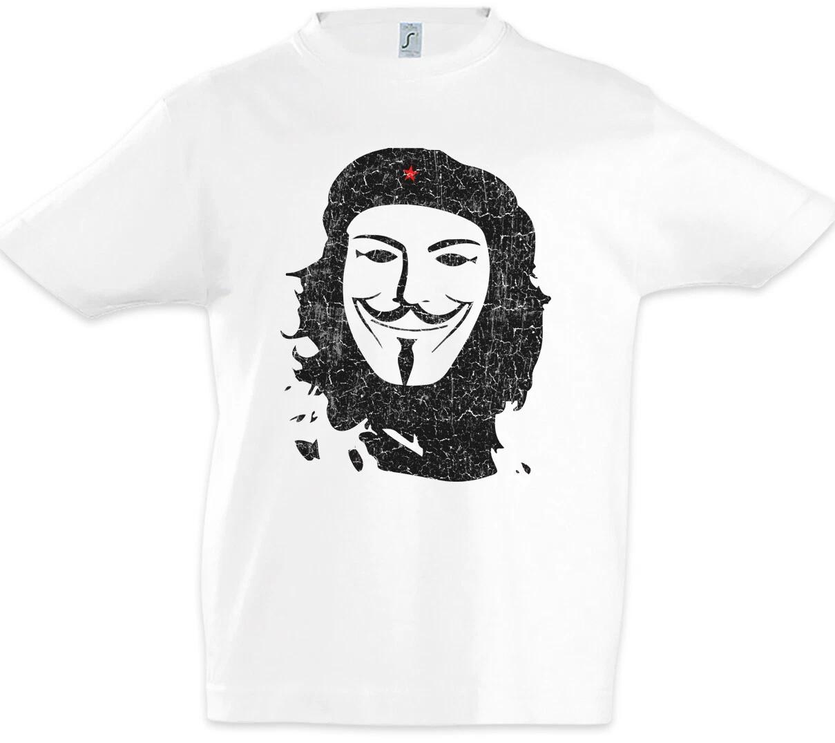 Che Anonymous II Kids Boys kids boys T-Shirt Guy Guevara Socialism Communism 100