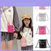 Stylish Mini Children's Backpack Pu Korean Cute Quilted Crossbody Bag For Kids