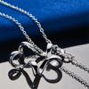 925 Sterling Silver 16-30 Inch Exquisite Twisted Star Pendant Necklace for Women's Wedding Fashion Jewelry Accessories Gifts