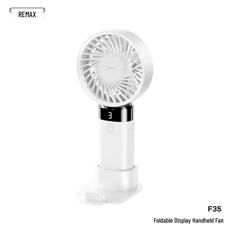 Remax F35 Foldable USB Mini Fan with Phone Holder