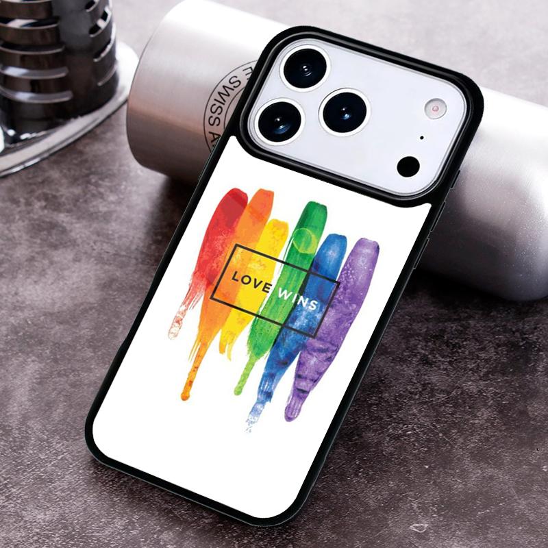 Gay Pride Flag LGBT soft Phone Case for iPhone 17 16 15 Pro Max Air 14 13 12 11 Plus Shockproof Cover