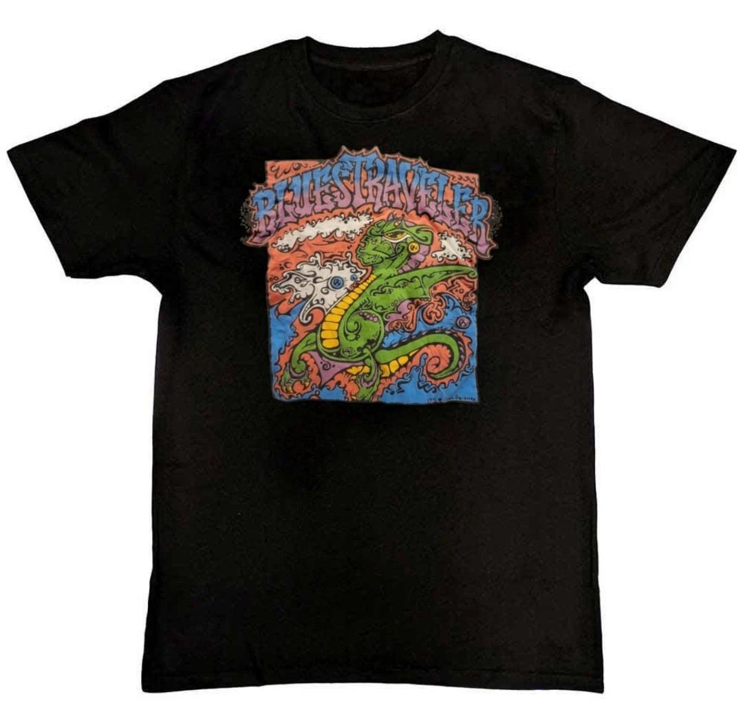 Vintage Blues Traveler 1991 Graphic Print Mens T-Shirt L