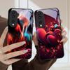 Brilliant Flame Rose For Honor Magic 4 5 6 Pro 7 X6 X9c X9 X6b X8 X9b X5b X8b 30 Pro+ 50 Pro 70 90 200 Lite Glass Phone Case