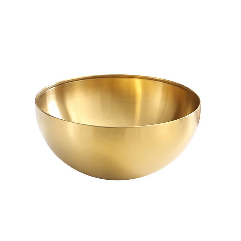 

ZISIZ 304 Stainless Steel 20cm Gold Multi-purpose Bowl Set