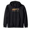 Lands End, MD Vintage Evergreen Sunset 80s Retro Zip Hoodie