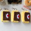 New Cute Cherry Pudding Coin Purse Cartoon Mini Portable Wallet Fluffy Texture Mini Earphone Case Small Pouch
