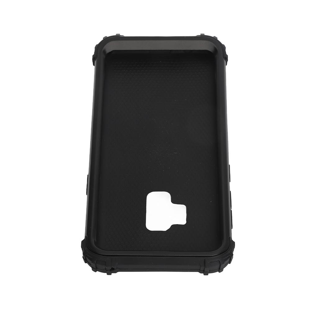 Coque de Téléphone Housse de Protection de Téléphone Silicone PC Absorption des Chocs Anti-Empreintes Digitales Tache Accessoire de Téléphone Minimaliste Noir Pour