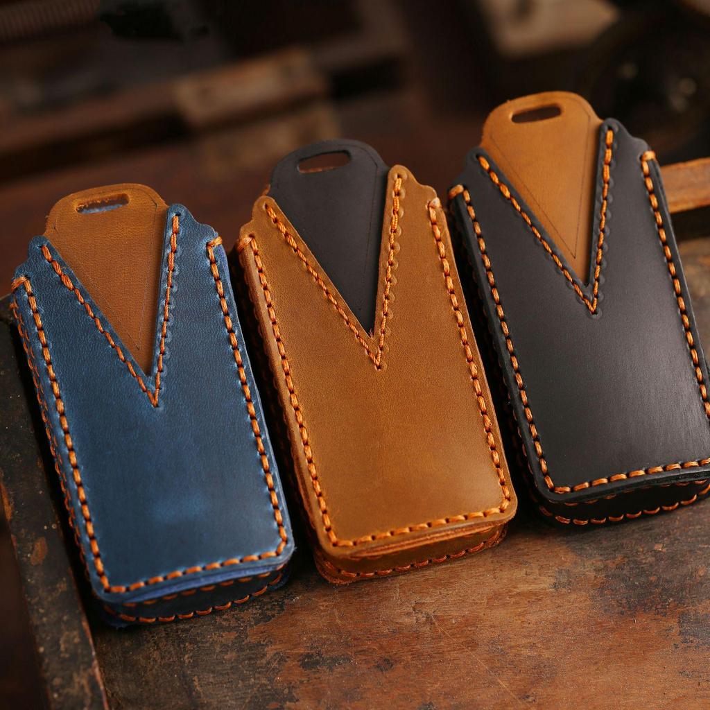 Genuine Leather Key Cover for GAC Trumpchi GS Models: GS4, GS3, GM6, GS7, GS8, GA6, M8, GS5 Key Chain