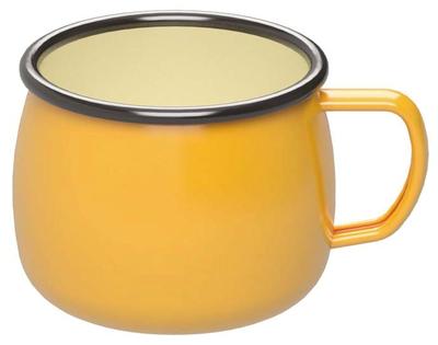 BBQ Cup Hollow Mug Yellow 400ml UH-503
