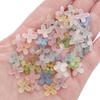Acrylic Point Golden Bead Tetrapetal Flower Interval Scattered Beads For DIY Bracelets Necklaces Jewelry Making