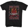 Carrie Christmas Black Tall T Shirt