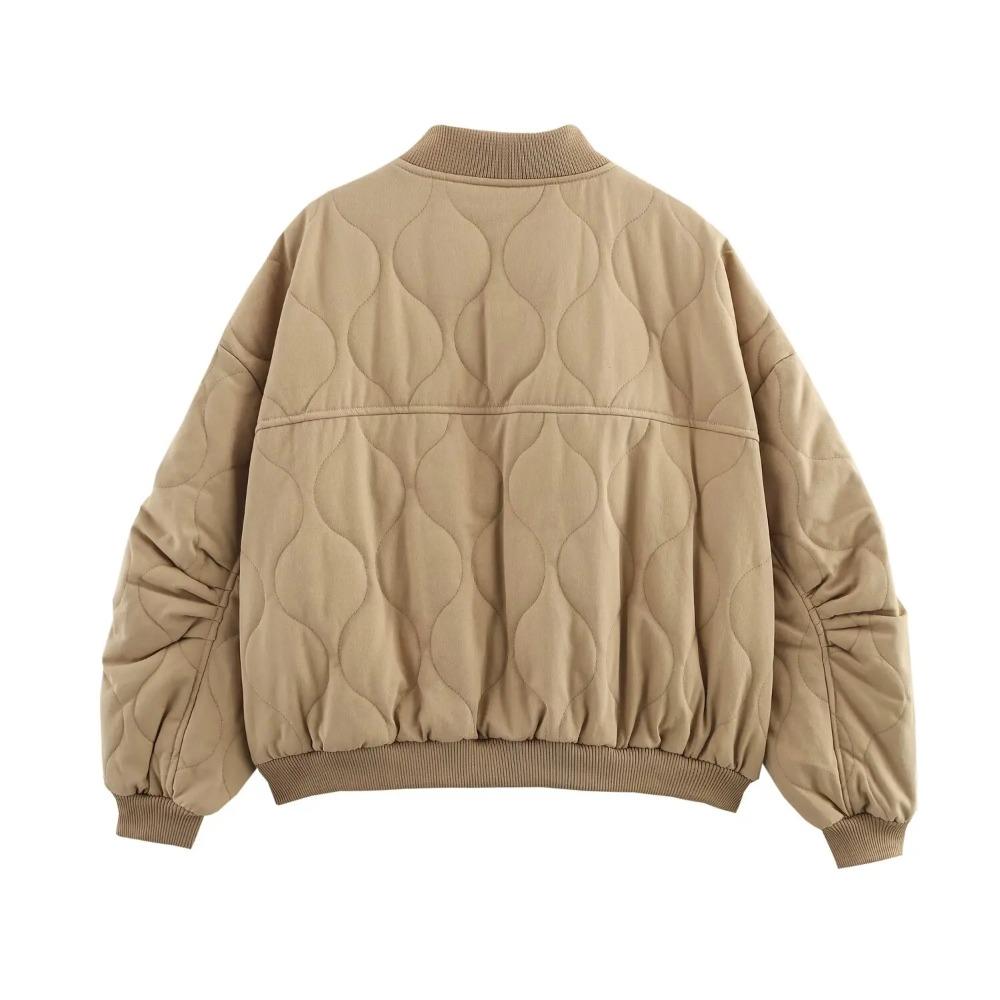 Autumn and Winter New Women's Lazy Style Fashionable Loose Washed Cotton Pilot Cotton Jacket