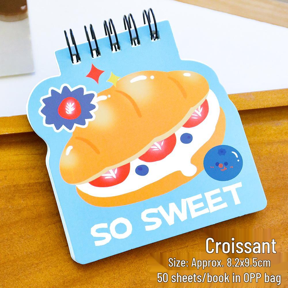 Cute Candy Cartoon Flip-Coil Pocket Notebook: Portable, High-Value Stationery Gift for Students