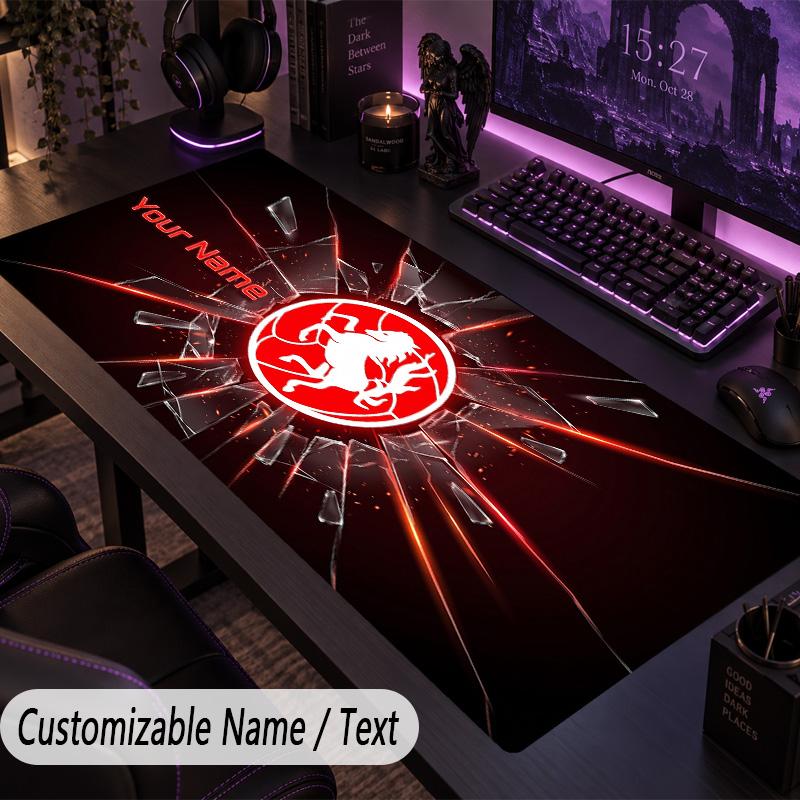 Large Mouse PadFC Twente Custom Name Text Personalized Desk Mat Non Slip Gaming Pad