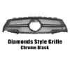 XVIP Diamant Stil Frontstoßstange Kühlergrill für Mercedes Benz CLA-Klasse W118 X/C118 2020-2023 CLA180 CLA200 CLA220 CLA250 CLA35 AMG