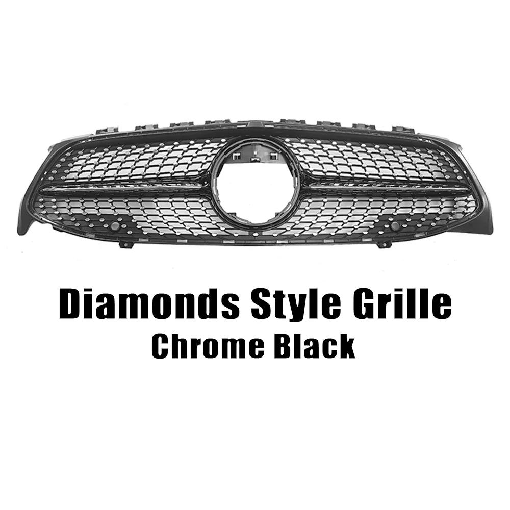 XVIP Diamant Stil Frontstoßstange Kühlergrill für Mercedes Benz CLA-Klasse W118 X/C118 2020-2023 CLA180 CLA200 CLA220 CLA250 CLA35 AMG