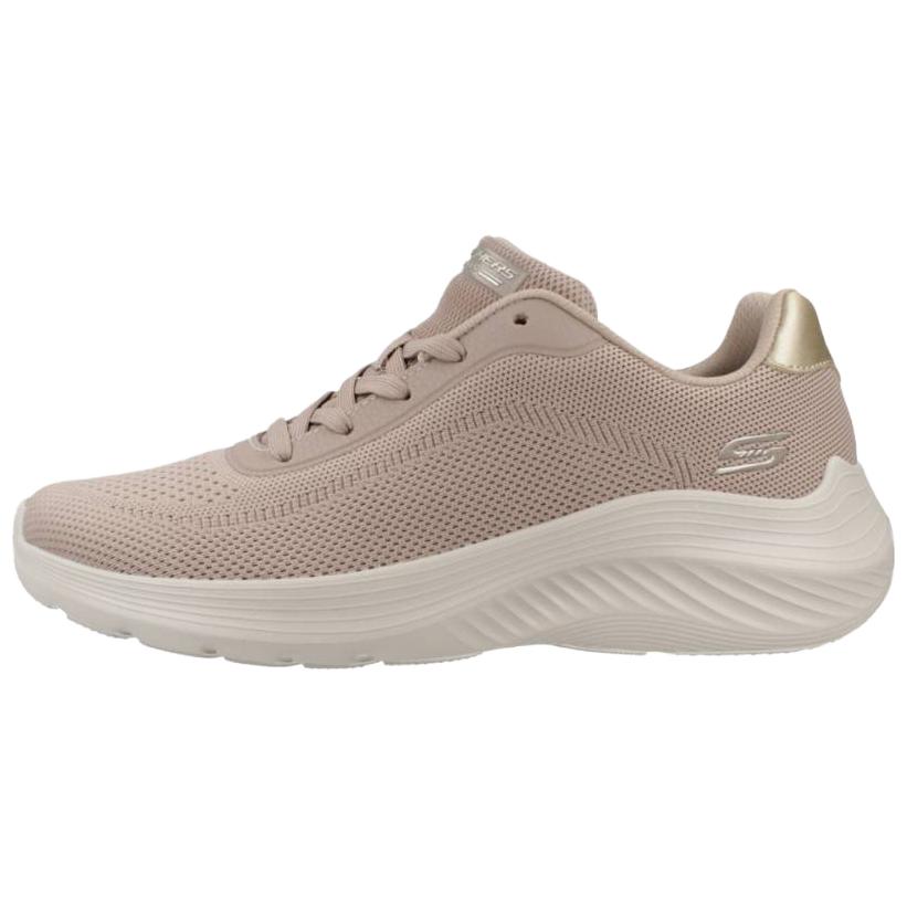Skechers Bobs Squad Waves Current Look Удобные Универсальные Повседневные Беговые Кроссовки Женские Кроссовки Светло-Коричневые 117679-OFWT 36
