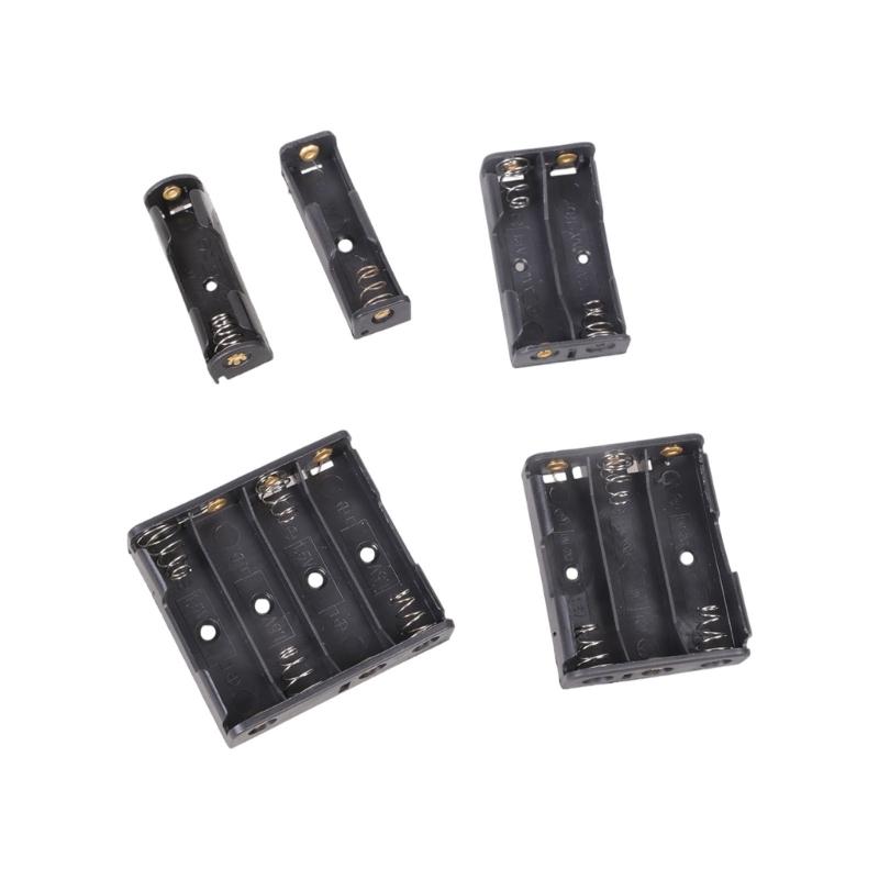 Compact 2A Battery Holder With Solderable Contacts Lightweight Design For Flashlights Portable Electronics