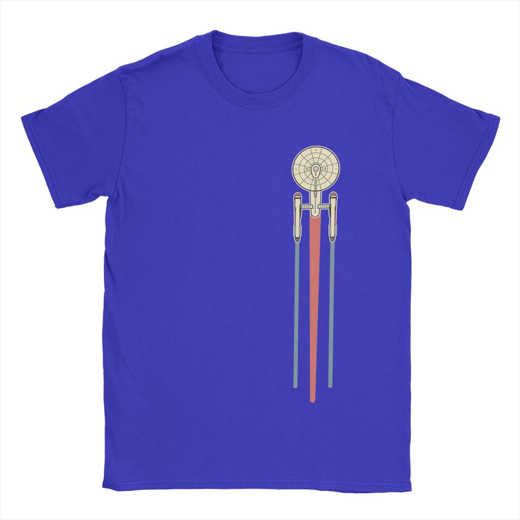 USSed Enterprise Star Treks T-Shirts Herren Baumwolle Vintage T-Shirts Rundhals T-Shirts Kurzarm Tops Geschenkidee