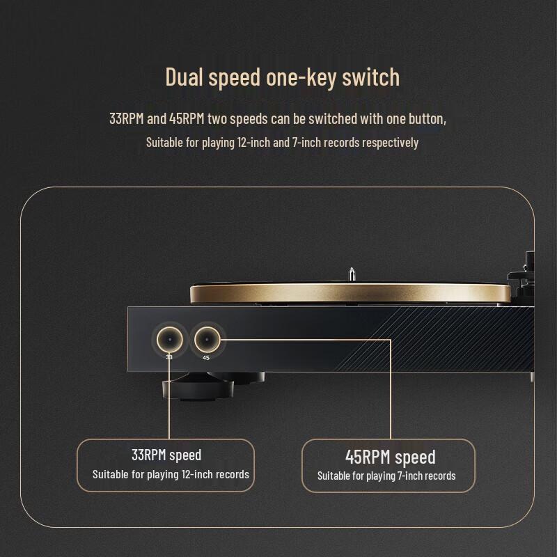 JBL SPINNER BT High-End Wireless Vinyl Record Player CN Plug (adapter Included)