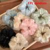 1Pc Zufällige Elegante Frauen Mesh Scrunchies Haar Seil Haar Zubehör Mädchen Kinder Kopfbedeckungen Haar Krawatten Elastische Haar Bands
