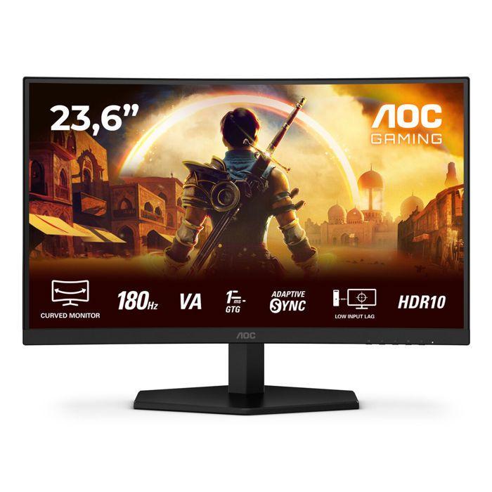 

Écran AOC C24G42E - 23,6 - Full HD - 180 Hz - Temps de réponse 4 ms - Noir