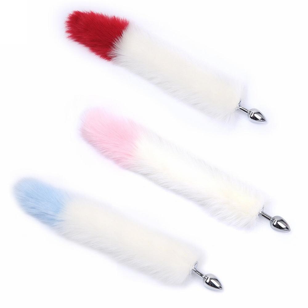 18+ Anal Plug Fox Tail Plush Butt Dilator Erotic Cosplay Fetish Roleplay Anus Bdsm Adult Women Sex Toys Girl Accessories