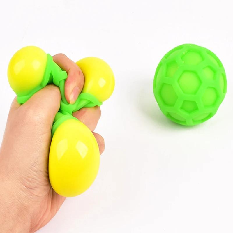 Bunter Entlüftungsball, sicheres Quetschspielzeug, entzückender Anti-Stress-Ball, TPR-farbiges Entlüftungsball-Spielzeug, Quetschspielzeug, Stress abbauen