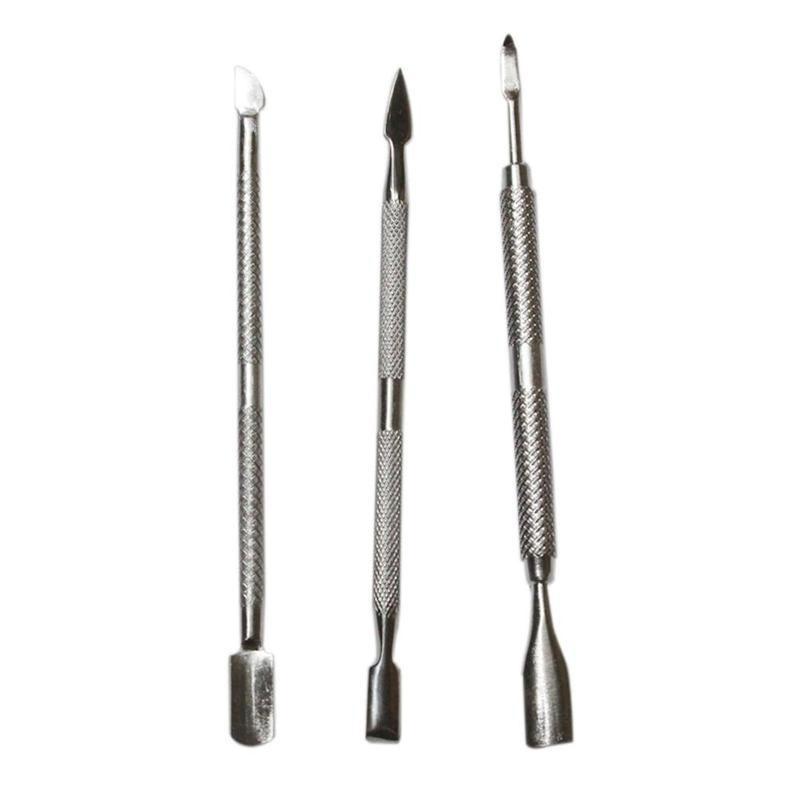 3Pcs Kits Pedicure Finger Remove Dead Skin Manicure Cuticle Tool Nail Care