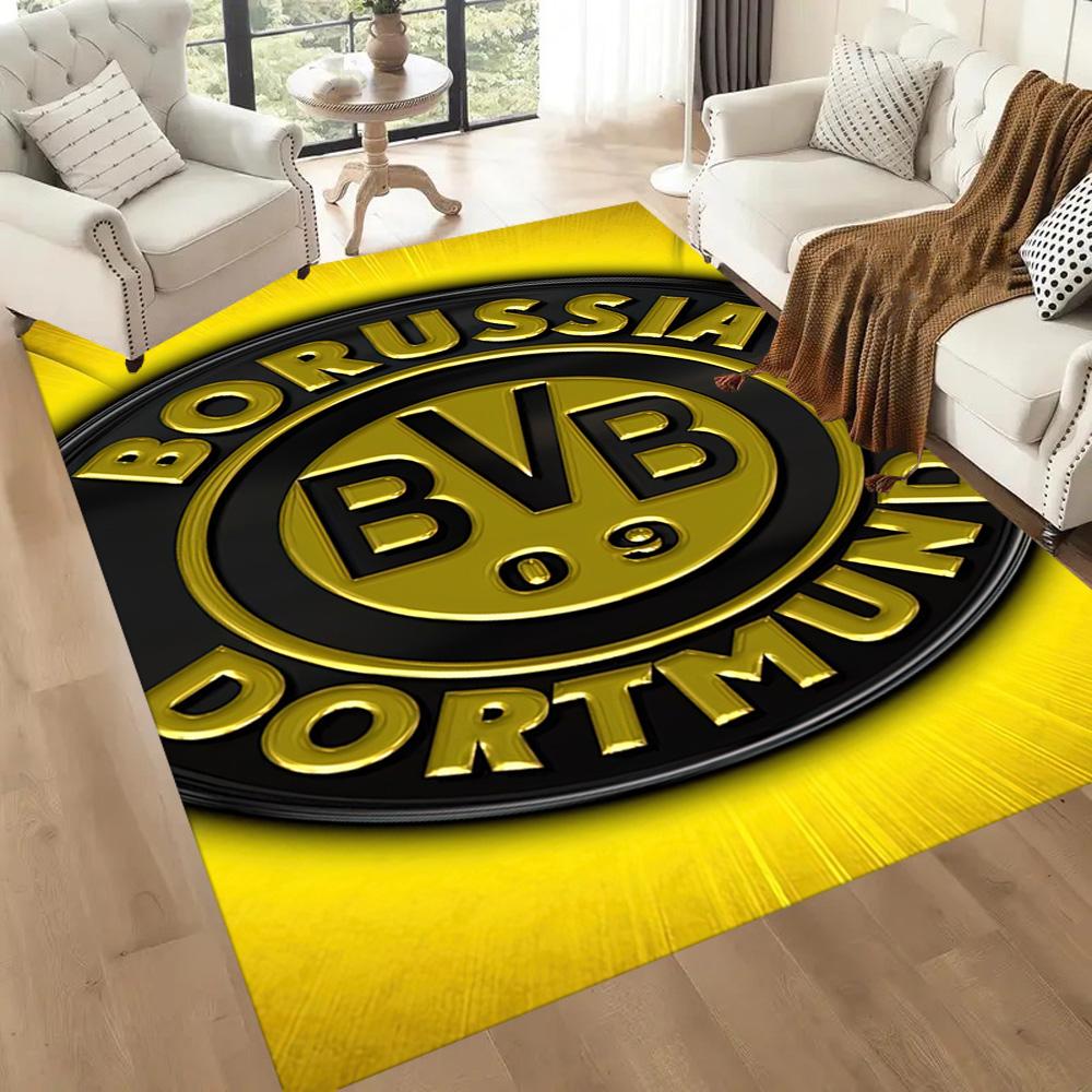 Borussia Dortmund Floor Mat Perfect For Game Room Living Rooms Dining Room Bedrooms Antislip Rug Anime Office Decor Perfect Gift For Friends Family
