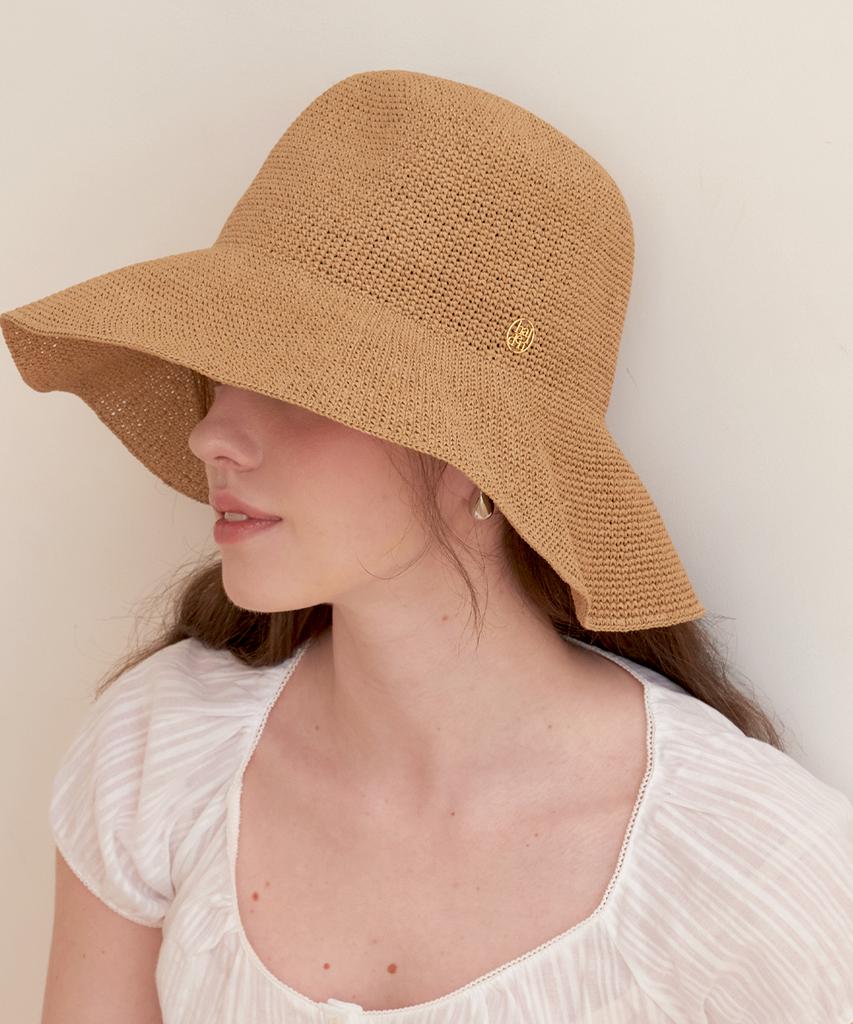 Hallen Natural Fine Bucket Hat (C066_Beige)