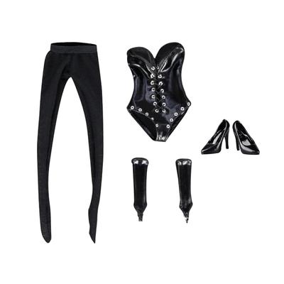 1//6 KUMIK FS-15 en cuir femme à talon haut bottes chaussures f 12/" figure féminine corps