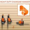 Wall-mounted Heavy Duty Chainsaw Hanger Multifunctional Carbon Steel Plate Orange Chainsaw Holders with Expansion Screws
