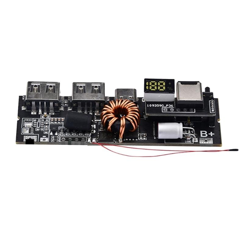 

Мобільний модуль живлення з двома портами Type-C PD60W/100W з двосторонньою швидкою зарядкою для ділових мандрівників та ентузіастів гаджетів