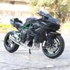 1:12 Kawasaki 400 H2r S1000rr Model Motorcycle Toys Alloy Diecast Car Front Wheel Steering With Light Motorbike Toy For Kid Gift