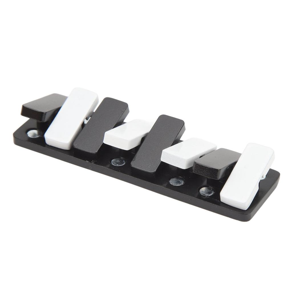 Piano Key Haptic Clicker Toy Zinc Alloy Adult Portable ADHD Slider Anxiety Stress Relief Toy