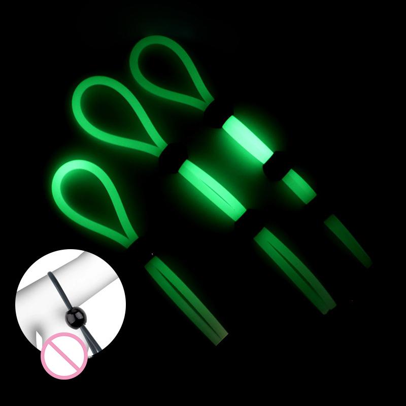 Male Lock Rope Adjustable Rope Binding Ball Stretcher Sperm Penis Ring Colorful Ejaculation Delay Erection Rings Adult Sex Toys