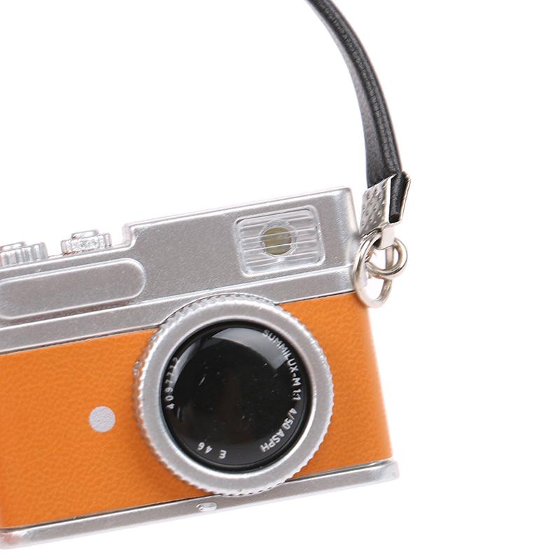Dollhouse Mini Simulation Retro Flash Classics Camera Model With Sound Decorate