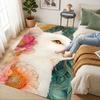 Floral Cat Living Room Nonslip Area Rug Soft Carpet For Bedroom Game Playroom Sofa Office Home Decor Doormat Christmas Gift C926469