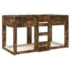 Bunk Bed for Kids Smoked Oak 80 x 200 cm