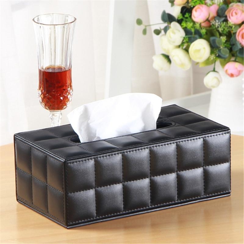 Practical Sturdy PU Leather Tissue Holder Designs for Modern Homes and Multipurpose Use in Any Room Space Saving