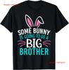 Some Bunny Is Going To Be A Big Brother T Shirt Easter For Boy  vintage Washed Stylish Comfortable streetwear homme