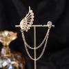 Baroque Rhinestone Pearl Corsage Necklace Brooch - Retro British Court Suit Accessory
