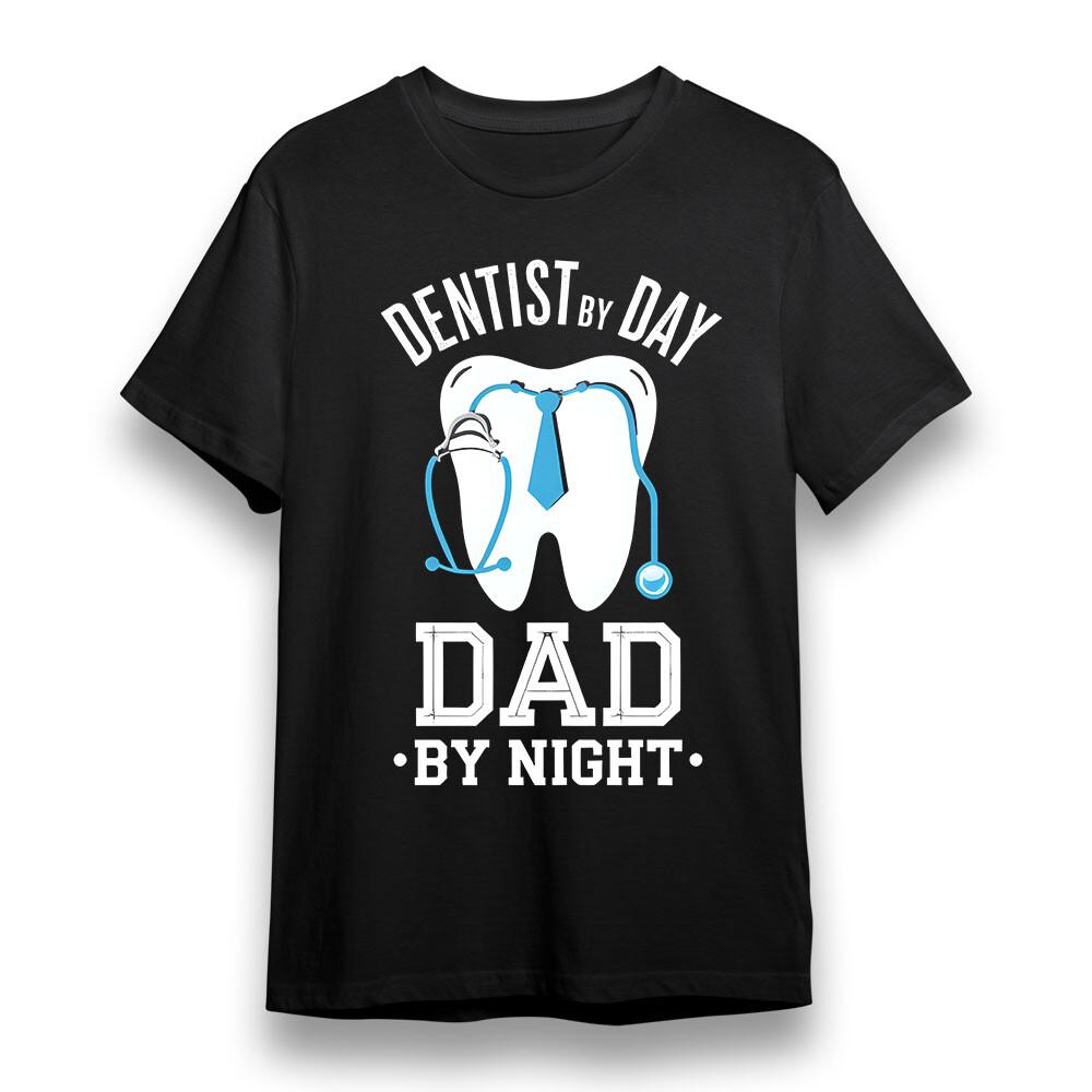 

Men s Plus Size T-shirt With Dental Hero Day Unisex Black 100% Cotton Tee USA S