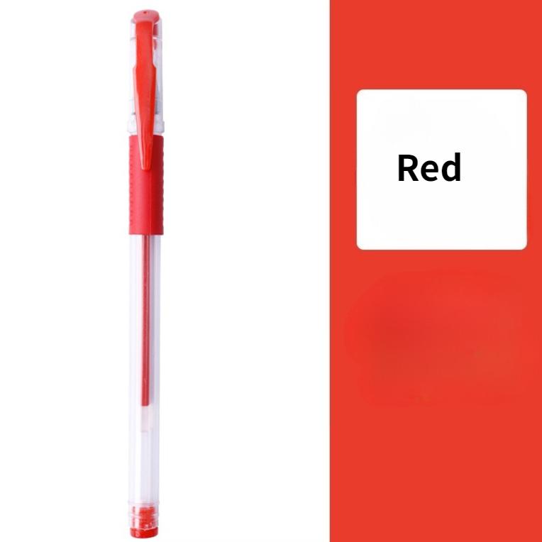 

1/5/10PCS Business Signature Pen College High School Student Office Stationery Exam Water Pen Gel Pen 1PC червоний