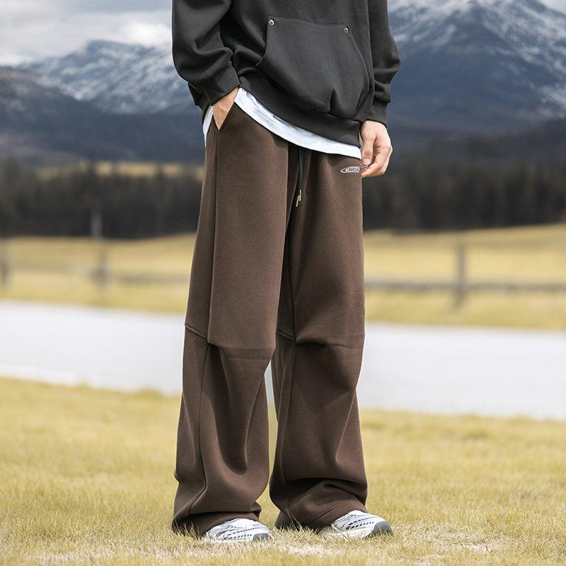 Men's Women's Oversized Spring Autumn Y2K Casual Baggy Wide Leg Pants Drawstring Pants Trousers Sweatpants For Men Korean Clothes