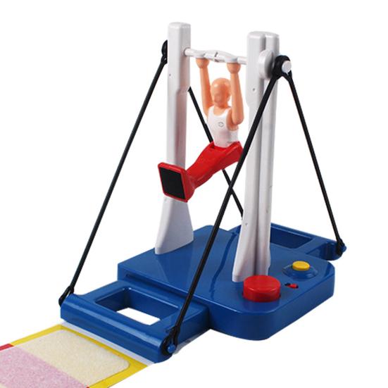 Gymnastics Challenge Game 360 Degrees Rotating Gymnastics War Game Parent-children Interactive Gymnastics Board Game Toddlers Boys Girls Gift