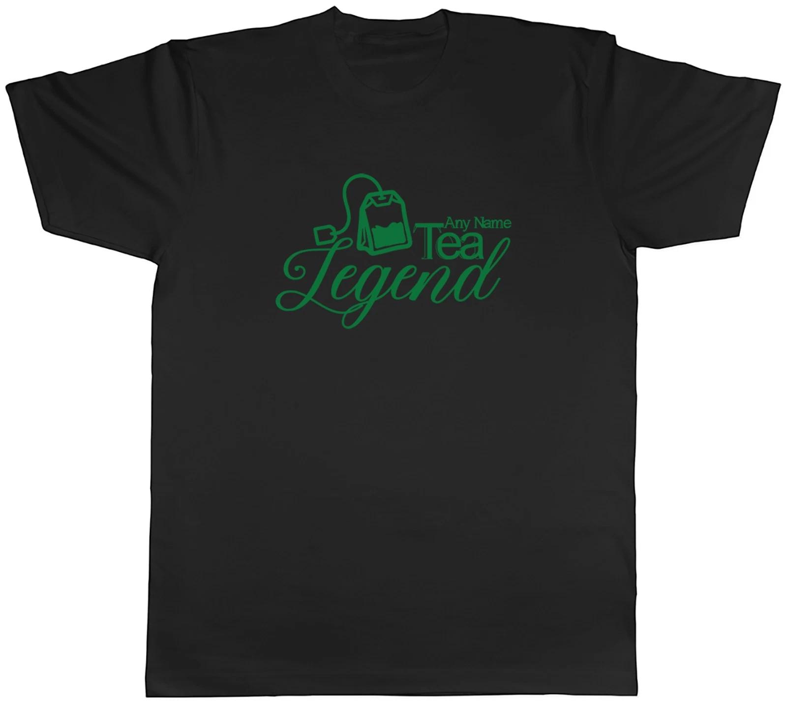 Personalised Any Name Tea Legend Cuppa Lover Mens T-Shirt Tee Gift Top L
