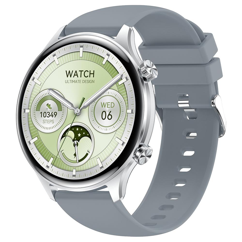 HK75 Ultra Thin Smart Watch AMOLED Screen Bluetooth-Compatible Calling NFC Waterproof Health Monitor Sports Watch