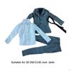 1/6 Male Figure Clothes Action Clothing Set Coat Pants Shirt Outfit,